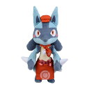 【中古】(新古品) ぬいぐるみ Pokemon Cafe Mix ルカリオ 22×23.5×34(H×W×D:?)