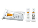 【中古】 Panasonic パーソナル普通紙ファクス ホワイト 子機2台タイプ (A4送信/A4受信) KX-PW320DW-W