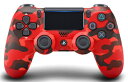 【新古品】 ワイヤレスコントローラー(DUALSHOCK 4) レッド・カモフラージュ