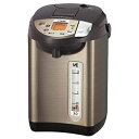【中古】(新古品) タイガー魔法瓶(TIGER) 電気ポット 蒸気レス 節電VE保温 7つの安心・安全構造 とく子さん 3.0L ブラウン PIW-A300T