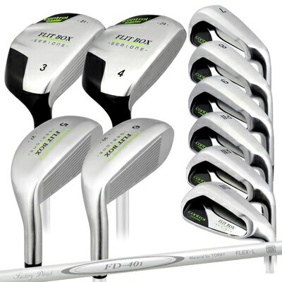 【中古】(新古品) 【女性用】FLIT BOX SEMIONEコンボセット(10本:U3/U4/U5/U6/7I/8I/9I/PW/AW/SW)セミワンレングス...