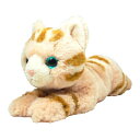 【中古】(新古品) サンレモン(Sun Lemon) ひざ ねこ ブラウン S 13×15×36cm ぬいぐるみ アニマル P-1962
