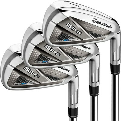 【中古】(新古品) (テーラーメイド)TaylorMade SIM 2 Max アイアンセット メンズ 右利き スチール レギュラー 5-PW AW