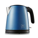 【中古】(新古品) メリタ 電気ケトル プライムアクア ミニ メタリックブルー MEK18-5B