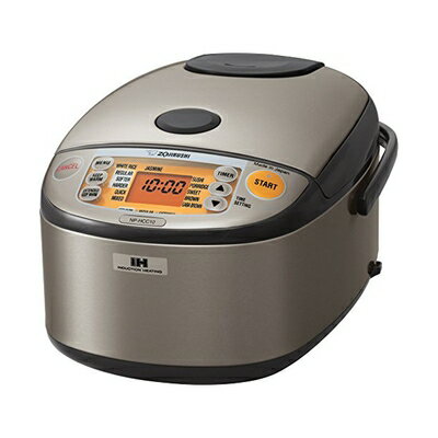 【中古】（新古品） Zojirushi NP-HCC10XH Induction Heating System Rice Cooker and Warmer, 1 L, Stainless Dark Gray by Zojirushi