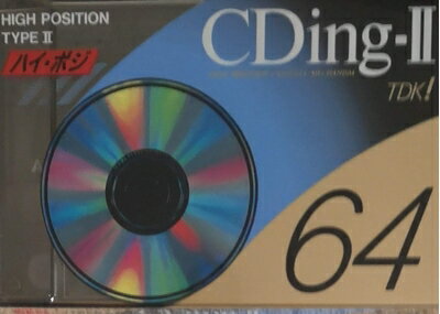 【中古】 TDK カセットテープ CDing-II ハイポジ 64分 CD2-64A