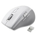 【中古】(新古品) サンワダイレクト ワイヤレスマウス 横スクロール 高速スクロール 静音 Bluetooth 無線 マルチペアリング 充電式 【戻る/進むボタン搭載】 5ボタン Win/MacOS対応 ホワイト 400-MAWBT207W
