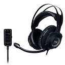 【中古】(新古品) HyperX Cloud Revolver ゲーミング ヘッドセット オーディオコントロールボックス付延長ケーブル ブラック/ホワイト HX-HSCR-GM