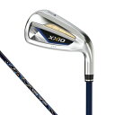 【新古品】 DUNLOP(ダンロップ) XXIO ゼクシオ サーティーン アイアンセット 5本 MP1300 シャフト カーボン メンズ 右 ネイビー 番手#:...