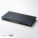 【新古品】 エレコム スイッチングハブ 16ポート ギガビット PoE機能搭載 レイヤー2 耐熱50度 ループ防止機能 EHB-SG2B16F-PL(2)