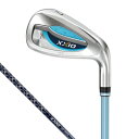【新古品】 DUNLOP(ダンロップ) XXIO ゼクシオ サーティーン レディース アイアンセット 5本 MP1300L シャフト カーボン 右 ブルー 番手...