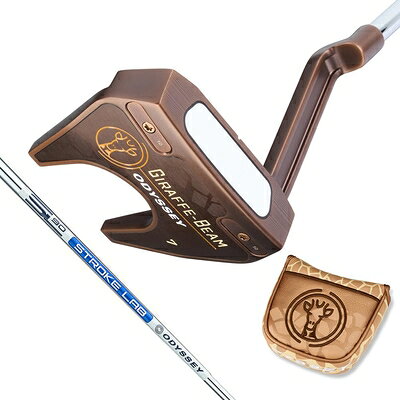 【新古品】 オデッセイ(ODYSSEY) 右用 パター GIRAFFE-BEAM #7 (マレットタイプ STROKE LAB 90シャフト(スチール) 34インチ) スチール メンズ