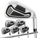 【新古品】 無刻印 アイアン セット ゴルフクラブ 新溝 ルール適合 Iron Set 6本セット【5〜9I、PW】【6本組】【スチールシャフト】【SR相当】 ...
