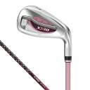 【新古品】 DUNLOP(ダンロップ) XXIO ゼクシオ サーティーン レディース アイアンセット 5本 MP1300L シャフト カーボン 右 ボルドー 番...