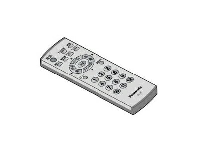 【中古】 Panasonic テレビ用リモコン EUR7726030