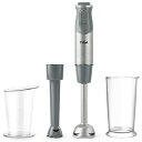 【中古】(新古品) ティファール ハンドブレンダー 1台3役 離乳食づくり/つぶす/混ぜる 「ハンドブレンダー べビー ライトグレー」 レシピブック付き HB6...