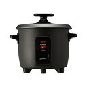 【中古】(新古品) ドウシシャ 炊飯器 0.5合 〜 1.5合 一人暮らし コンパクト 小型炊飯器 ブラック RCZ-021BK