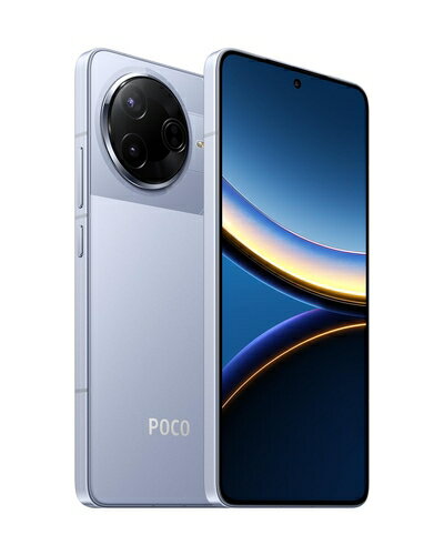 【中古】（新古品）Xiaomi POCO F7 Pro 12GB+256GB 日本語版 Simフリー スマートフォン Qualcomm Snapdragon 8 Gen 3搭載 6000mAhバッテリー 90W急速充電 docomo/au/SoftBank/Rakuten Mobile 回線対応 ブルー