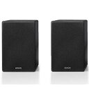 【中古】 Denon SC-N10 ブックシェルフスピーカー | 2 x 65W | 受賞歴のあるCEOLシリーズ | バスレフポート | 狭い部屋や家に最適 | 幅広いアンプとレシーバーに対応 | ペア