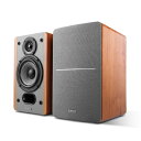 【中古】 Edifier P12 パッシブ ブックシェルフ スピーカー - ウォール マウント ブラケット内蔵 2ウェイスピーカー - ウッドカラー - ペア ...