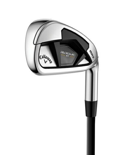 【中古】（新古品） Callaway Golf 2024 Rogue ST Max 個別アイアン(左、スチール、スティッフ、サンドウェッジ)