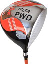 【中古】(新古品) MEGA (メガ) ドライバー オレンジ 520g ゴルフ PWD マッスルドライバー