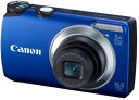 【中古】 Canon デジタルカメラ PSA3300ISブルー PSA3300IS(BL) 1600万画素 光学5倍ズーム 3.0型液晶