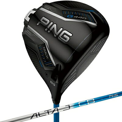 【中古】（新古品） ピン(PING) G440 MAX ゴルフ ドライバー ALTA J CB BLUE 2025年モデル メンズ S 9゜