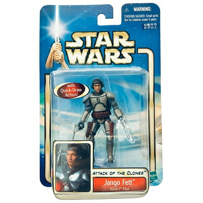 【中古】スターウォーズ ベーシックフィギュア ジャンゴ・フェット スレイブ1 パイロット バージョン