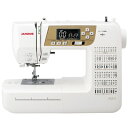 【中古】(新古品) Janome ジャノメ JANOME コンピュータミシン (ハードカバー/ワイドテーブル/フットコントローラー標準装備) JN831