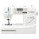 【中古】(新古品) JUKI ジューキ ワイドテーブル付 フットコントローラー付 コンピュータミシン オート糸調子 100パターンの縫い模様 HZL-78H