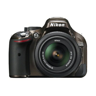 š Nikon ǥե D5200 󥺥å AF-S DX NIKKOR 18-55mm f/3.5-5.6G VR° ֥ D5200LKBZ