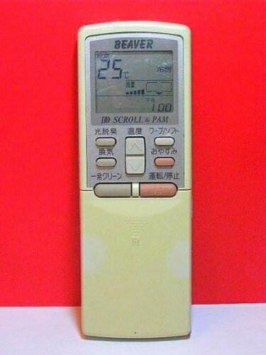 【中古】 ビーバー エアコンリモコン RKS502A600A