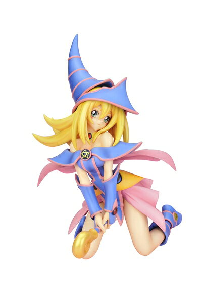 【中古】 コトブキヤ 遊☆戯☆王 デュエルモンスターズ ブラック・マジシャン・ガール 1/7スケール PVC製 塗装済み完成品フィギュア