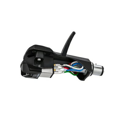 【中古】（新古品）オーディオテクニカ AT-VM95EBK/H VM型 ステレオカートリッジ ヘッドシェル付き 接合楕円針 スタンダードモデル レコード針 カートリッジ レコードプレーヤー ブラック