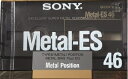 【中古】 Sony メタルテープ Meta-ES 46分 デジタル対応、広ダイナミックレンジ Metal-ES 46A