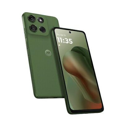 【中古】（新古品）Motorola(モトローラ)motorola g66j 5G PANTONE｜8GB/128GB｜ディルグリーン｜SIMフリースマホ本体端末｜NFC/FeliCa対応｜FMラジオ搭載｜品｜6.7インチ｜FHD ｜IP68 IP69防水防塵｜大容量バッテリー5,200mAh｜PB810000JP