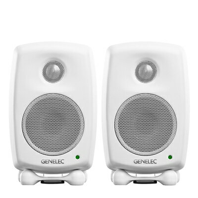 【中古】（新古品） GENELEC 8010AW リファレンス・モニタースピーカー white ホワイト (2本・ペア) 北..