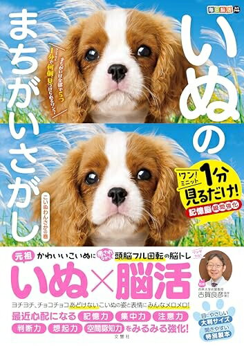 【中古】 毎日脳活スペシャル いぬのまちがいさがし こいぬわんさかの巻 ワン！ミニット1分見るだけ！記憶脳瞬間強化