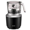 【中古】 タイガー魔法瓶(TIGER) フードプロセッサー ハイパワー 1台5役 実感音約40%カット トライタン製(樹脂製)カップ 食洗機対応 ディープブラック SKU-A101KD