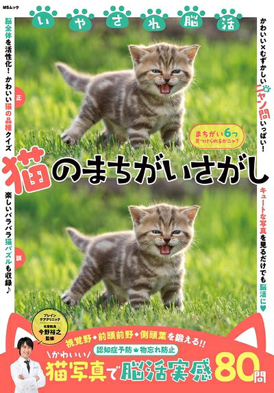 Book, Catalog - 【中古】 いやされ脳活 猫のまちがいさがし (MSムック)