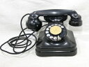 【中古】 動作品! レトロ 3号 自動式 卓上電話機 黒電話 モジュラー仕様
