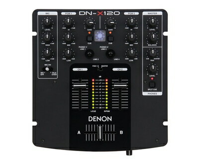 【中古】 DENON DN-X120 DJミキサー ブラック