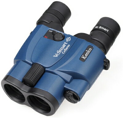 （新古品）ケンコー(Kenko) 防振双眼鏡 VC Smart 14×30 Cellarto 14倍 30口径 2軸式手ブレ補正 防振モード自動選択機能搭載 486g軽量 コンパクト コンサート・ライブ向け ブルーグレー 070543