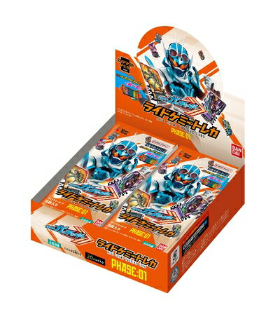 【中古】 バンダイ (BANDAI) 仮面ライダーガッチャード ライドケミートレカ PHASE:01 (BOX)20パック入