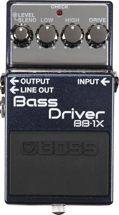 【最短発送日時につきまして】商品のお届け日を「指定なし」としていただきますと最短で発送されます。最短でのお届けをご希望の場合には、お届け日を「指定なし」としてご注文いただきますようお願いいたします。【商品名】BOSS　Bass Driver　BB-1X（未使用品）未使用品となります。商品名に【付属、特典、○○付き、ダウンロードコード】等の記載があってもこれらは付属しないことがあります。保証等の記載がある場合がございますが、新古品となりますためメーカー保証の対象外となります。あらかじめご承知おきください。【ご注文〜発送完了までの流れ】ご注文は24時間365日受け付けております。当店から商品発送後に発送通知メールが送信されます。発送までの期間といたしましては、ご決済完了後より2〜5営業日程度となります。お届け日を「指定なし」としていただきますと最短で発送されます。【ご注意事項】■返品について当店はお客様都合によるご注文・ご決済後のキャンセル・返品はお受けしておりません。ご承知おきのうえご注文をお願いいたします。■商品画像につきまして掲載されております画像はイメージとなります。実際の商品とは色味・付属品等が異なる場合がございますため、予めご承知おきください。■新古品・未使用品の不具合につきましてお届けしました商品に不具合が見られます場合につきましては、到着より7日間は返品を承ります。ご連絡の際には購入履歴の「ショップへお問い合わせ」よりご連絡をいただきますようお願いいたします。
