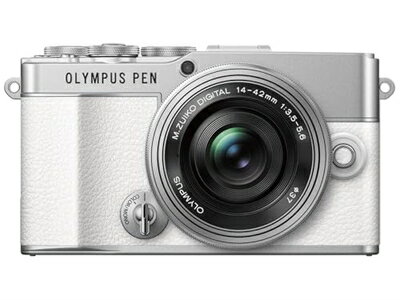 【中古】（新古品） OM SYSTEM/オリンパス OLYMPUS PEN E-P7 14-42mm EZレンズキット ホワイト