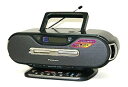 【中古】 Panasonic パナソニック RX-MDX80-H グレー パーソナルMDシステム (CD/MDデッキ)(ラジカセ形状タイプ)