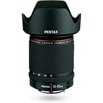 【中古】（新古品） ペンタックス HD PENTAX-DA 16-85mmF3.5-5.6ED DC WR 高性能ズームレンズ 【APS-Cサイズ用】【超広角から望遠まで1本でカバー】【高い描写性能】【高性能 HDコーティング】【高速AF・DCモーター搭載】【防滴構造】【ペンタックス一眼Kシリーズは