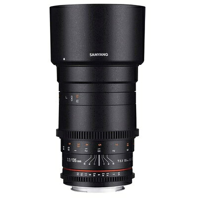 【中古】 SAMYANG 動画用単焦点中望遠レンズ VDSLR 135mm T2.2 キヤノンM用 884031